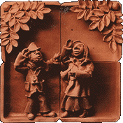 Керамическая композиция для интерьера ресторана "Северный".