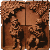 Керамическая композиция для интерьера ресторана "Северный".